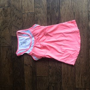 pink workout top